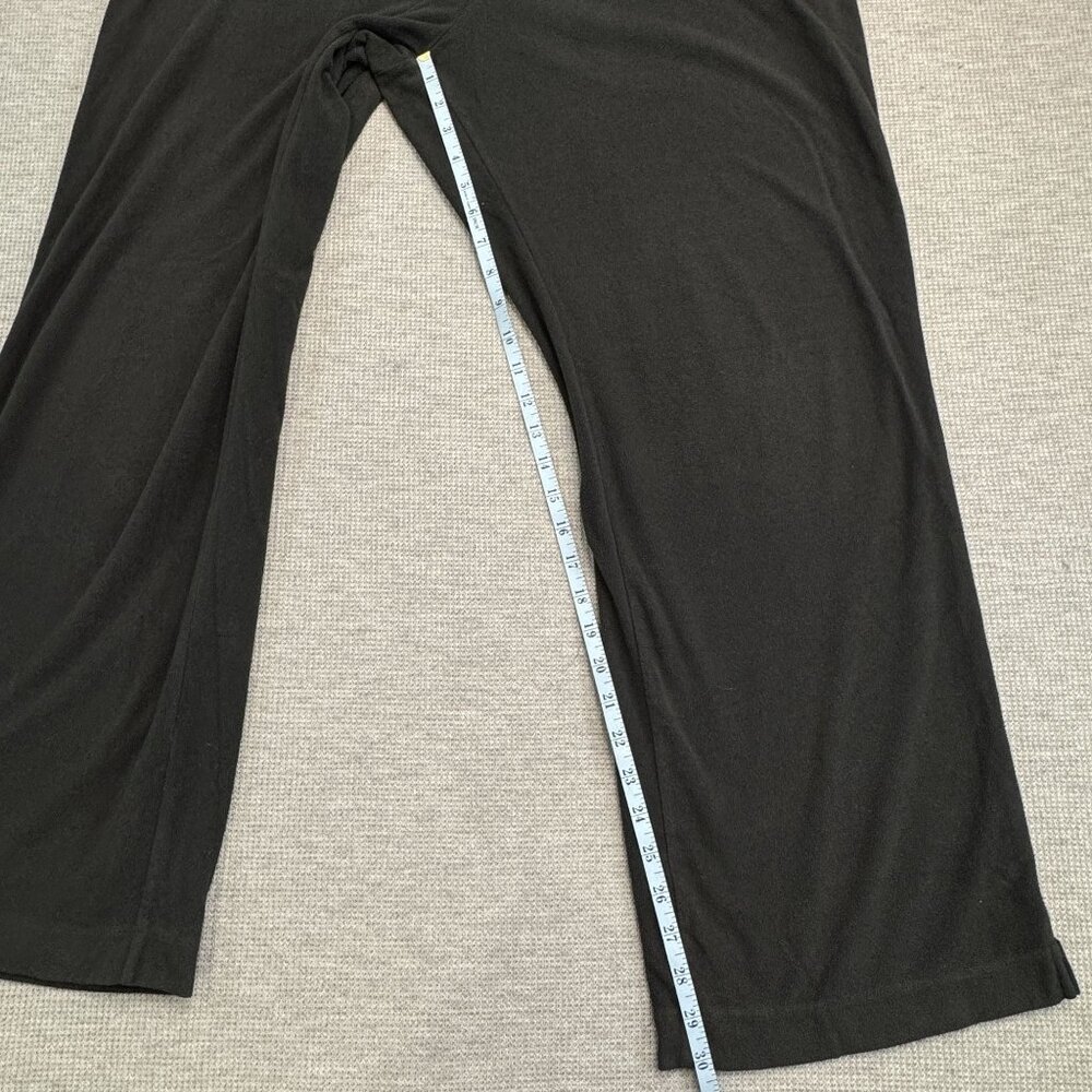 Gander Mountain Womens  Size 2X Fleece Pants Black Drawstring Waist Lounge Pants - Picture 11 of 13